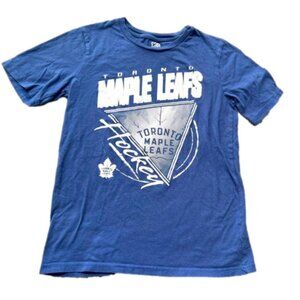 TORONTO Maple Leafs TML Hockey Team  T-Shirt, Short Sleeved, Youth Large 14/16